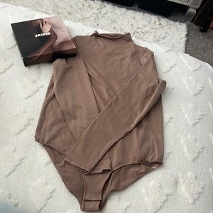 SKIMS Mock Neck Long Sleeve Bodysuit